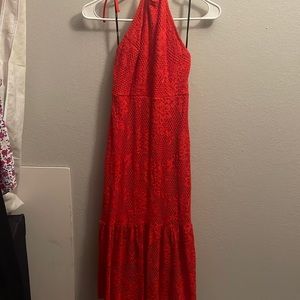 Boho Red Dress